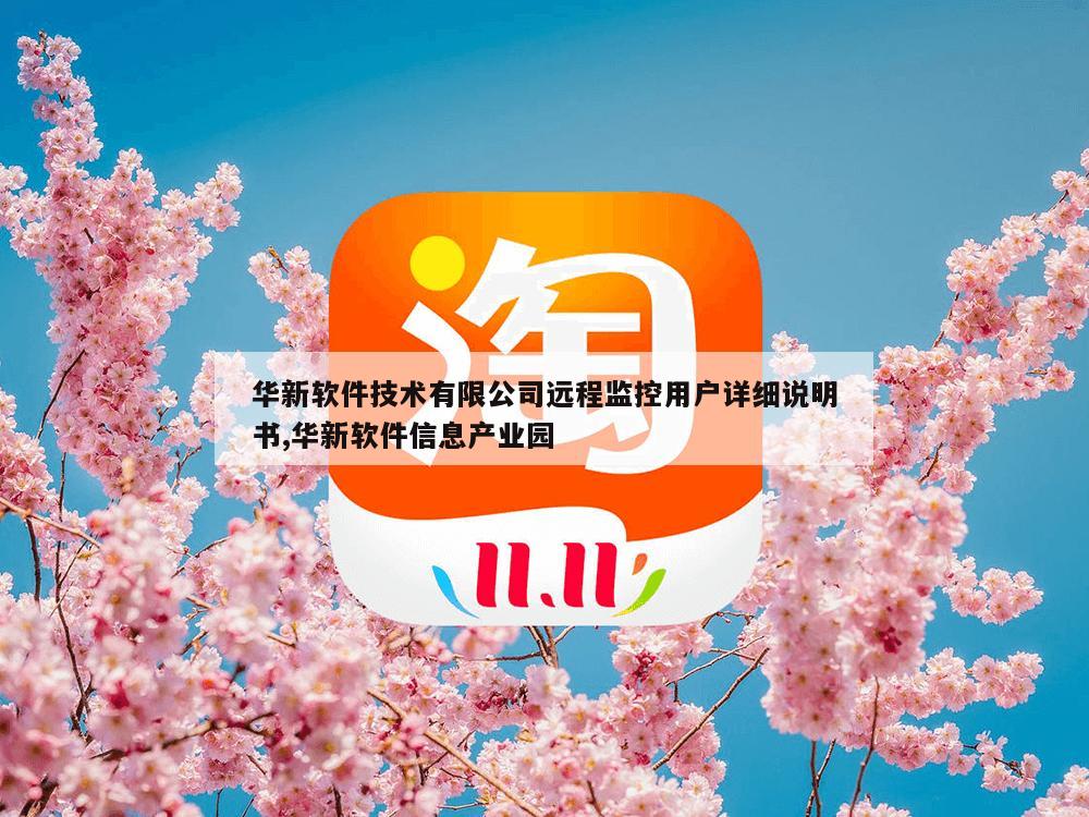 华新软件技术有限公司远程监控用户详细说明书,华新软件信息产业园