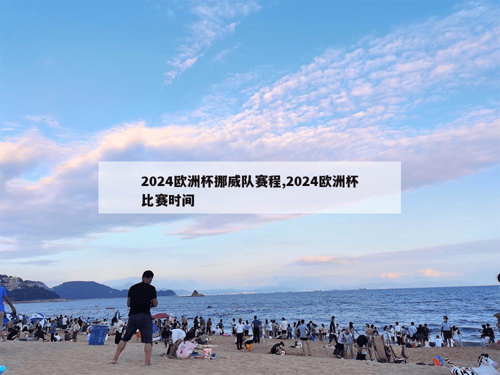 2024欧洲杯挪威队赛程,2024欧洲杯比赛时间