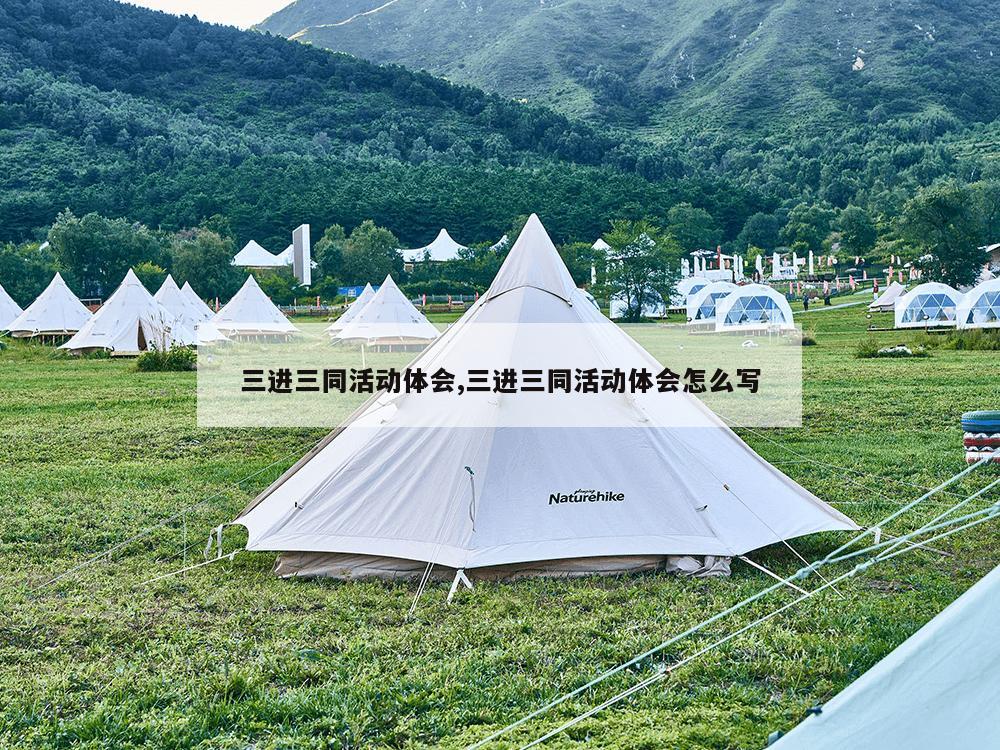 三进三同活动体会,三进三同活动体会怎么写